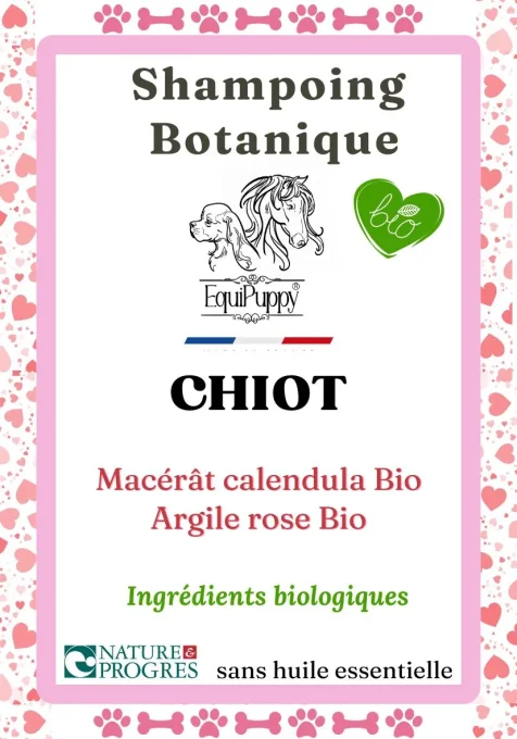 Shampoing naturel et bio - Chiot et chaton