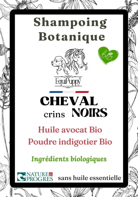 Shampoing Bio Cheval crins noirs