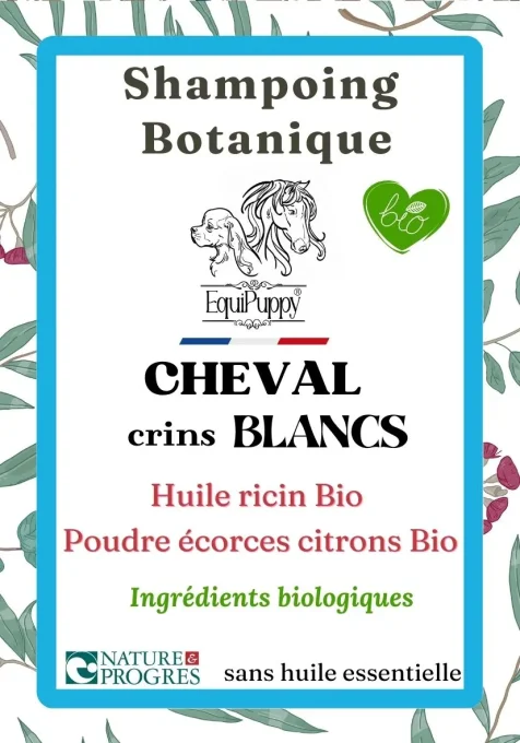 Shampoing Bio Cheval crins blancs