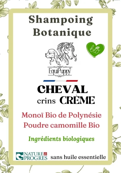 Shampoing Bio Cheval crins crème