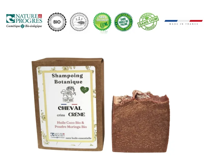Shampoing Bio Cheval crins crème