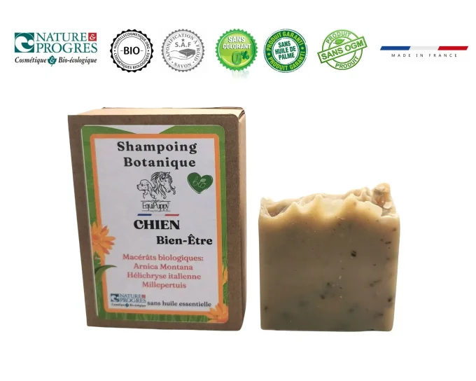 Shampoing naturel & bio pour chien "Confort articulaire" à l'arnica 