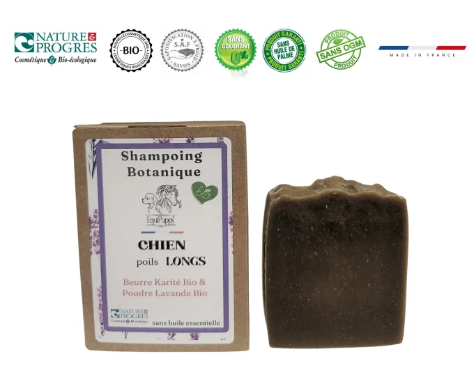 Shampoing naturel et bio pour chien-    Poils longs